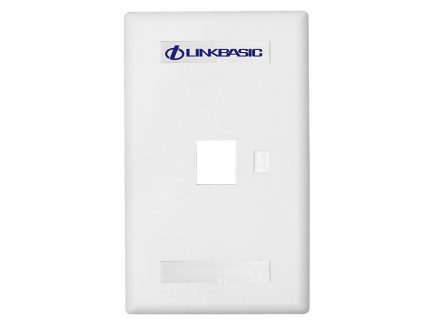 Linkbasic One Port Faceplate 115 x 70mm