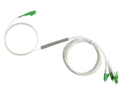 Scoop Fibre Splitter Blockless LC APC SM 1-4