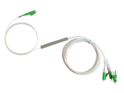 Scoop Fibre Splitter Blockless LC APC SM 1-4