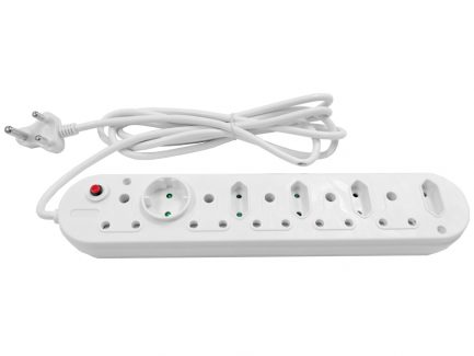 Multi Plug 5x16A 5x5A 3m Cord