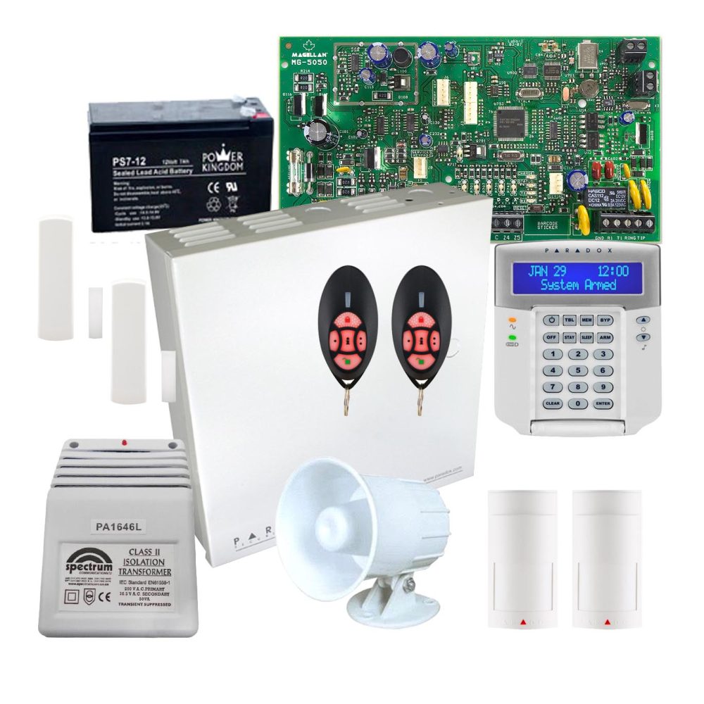PARADOX MG5050 Wireless Home Alarm Kit