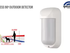 ATSUMI 90 DEGREE WIRELESS 868MHZ ADJ PIR A/M