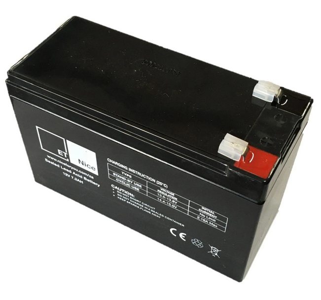 BATTERY 12V 7.6AH SEALED LEAD ACID