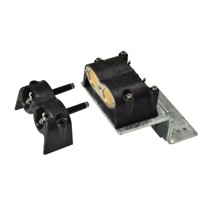 2-Way Gate Contact with brass cable connectors and earth plate - EA-SGC13-EARTH