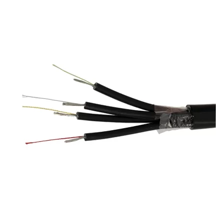 4 Core Tinned Copper HT Cable (S-series) 100m – Slimline Black - EH-4BS100