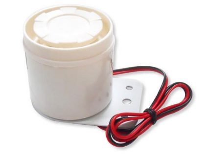 WHITE PIEZO SIREN