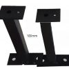 100MM BLACK BRACKET FOR STRIP BEAM