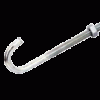 Hook Bolt - Round - Elect Galv - M5x70mm