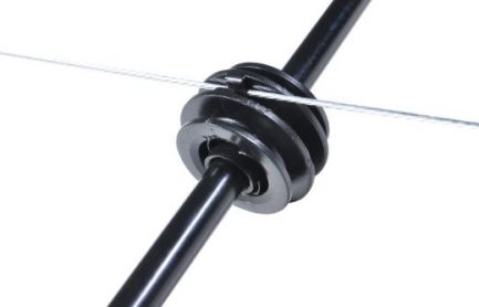 Nemtek Round Bar Insulator Black - Image 2