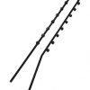 SQ Tube 20*20*1.6mm - 8 W Black Angled