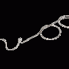 Wall Mount Loop - Straight - 304 S/Steel