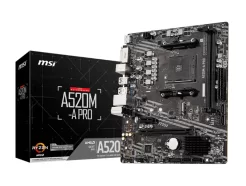MSI A520M-A PRO AM4 AMD MATX Gaming Motherboard