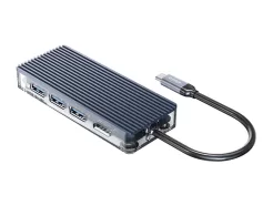 ORICO 6 Port Type-C Transparent Hub - Grey