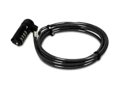 Port Connect 1.8m T-Bar Combination Cable Lock