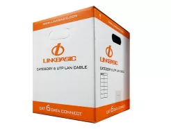 Linkbasic 305M Box Cat6 Solid Grey UTP Cable
