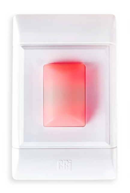 Overhead door light nursecall receiver