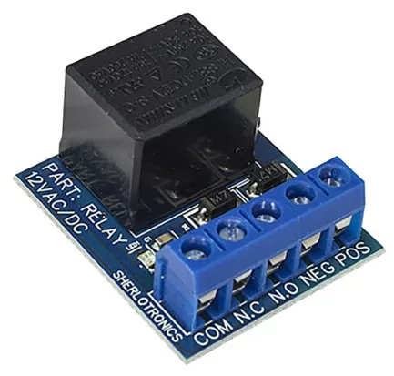 12V DC double pole relay board