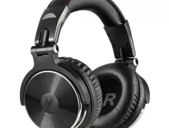 Oneodio Pro 10 Professional Wired Over Ear DJ and Studio Monitoring Headphones - BK