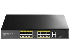 Cudy 16 Port Fast Ethernet PoE 190W 2 Gigabit 1SFP Switch | FS1018PS1
