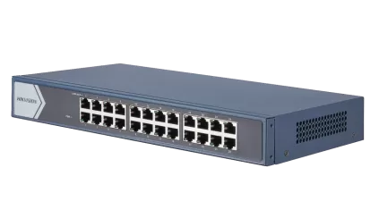 Hikvision 24 port rackmount - DS-3E0524-E(B)(O-STD) front
