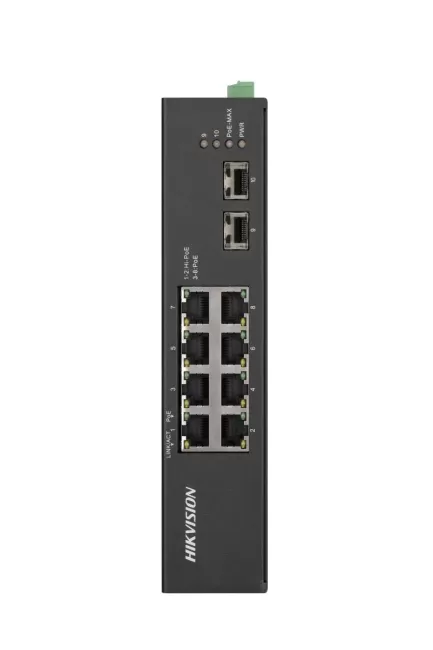 Hikvision 8 Port Gigabit unmanaged hardened POE switch - DS-3T0510HP-E/HS_C