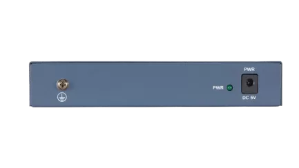 Hikvision 8 port Gigabit switch - DS-3E0508-E(B)(O-STD) back