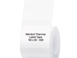NIIMBOT B1/B21/B3S Thermal Label 50x20mm - 320 Labels Per Roll - White