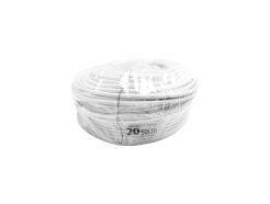 20 Core solid cable, pure copper, 100m - white - 863-09-SOL20W