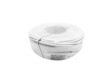 20 Core stranded cable, pure copper, 100m - white - 863-09-STR20W