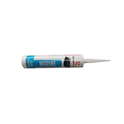 Marine silicone sealant 280ml clear - Heavy duty - 862-70-010