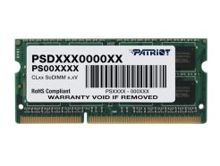 Patriot Signature Line 8GB 1600MHz DDR3 Dual Rank SODIMM Notebook Memory