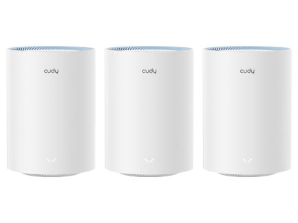Cudy Dual Band WiFi 5 1200Mbps Fast Ethernet Mesh 3 Pack | M1200 (3-Pack)