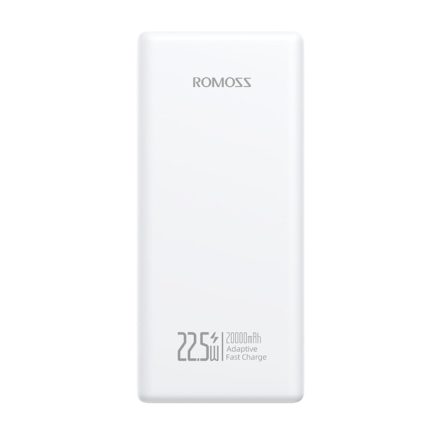 Romoss PRC20 20000mAh 22.5W Fast Charge Power Bank – White - Image 2