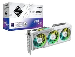 ASRock Intel Arc B580 Steel Legend OC 12GB GDDR6 192-BIT Graphics Card