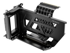 Antec SHIFT Vertical GPU Bracket with PCIe 4.0 Riser Cable – Black
