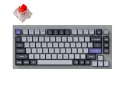 Keychron Q1 Pro 75% Red K Pro Switches RGB Wireless Keyboard - Grey