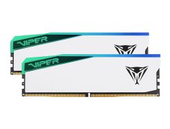 Patriot Viper Elite 5 RGB 32GB 6000MHz DDR5 Desktop Gaming Memory Kit - White