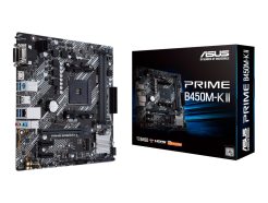 ASUS PRIME B450M-K II mATX Motherboard - AM4