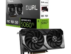 ASUS Dual GeForce RTX 5060 Ti OC Edition 16GB GDDR7 Graphics Card