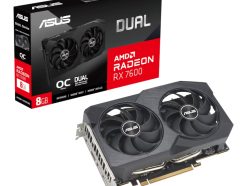Asus Dual Radeon RX 7600 V2 8GB GDDR6 OC Edition Graphics Card