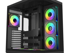 FSP U580 ARGB ATX Ultra Tower Gaming Chassis - Black