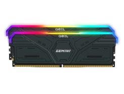 Geil Gemini RGB 32GB KIT(2X16GB) 6000MHz DDR5 Desktop Gaming Memory - Grey