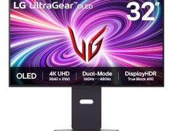 LG UltraGear 32" 4K UHD OLED Gaming 240Hz 0
