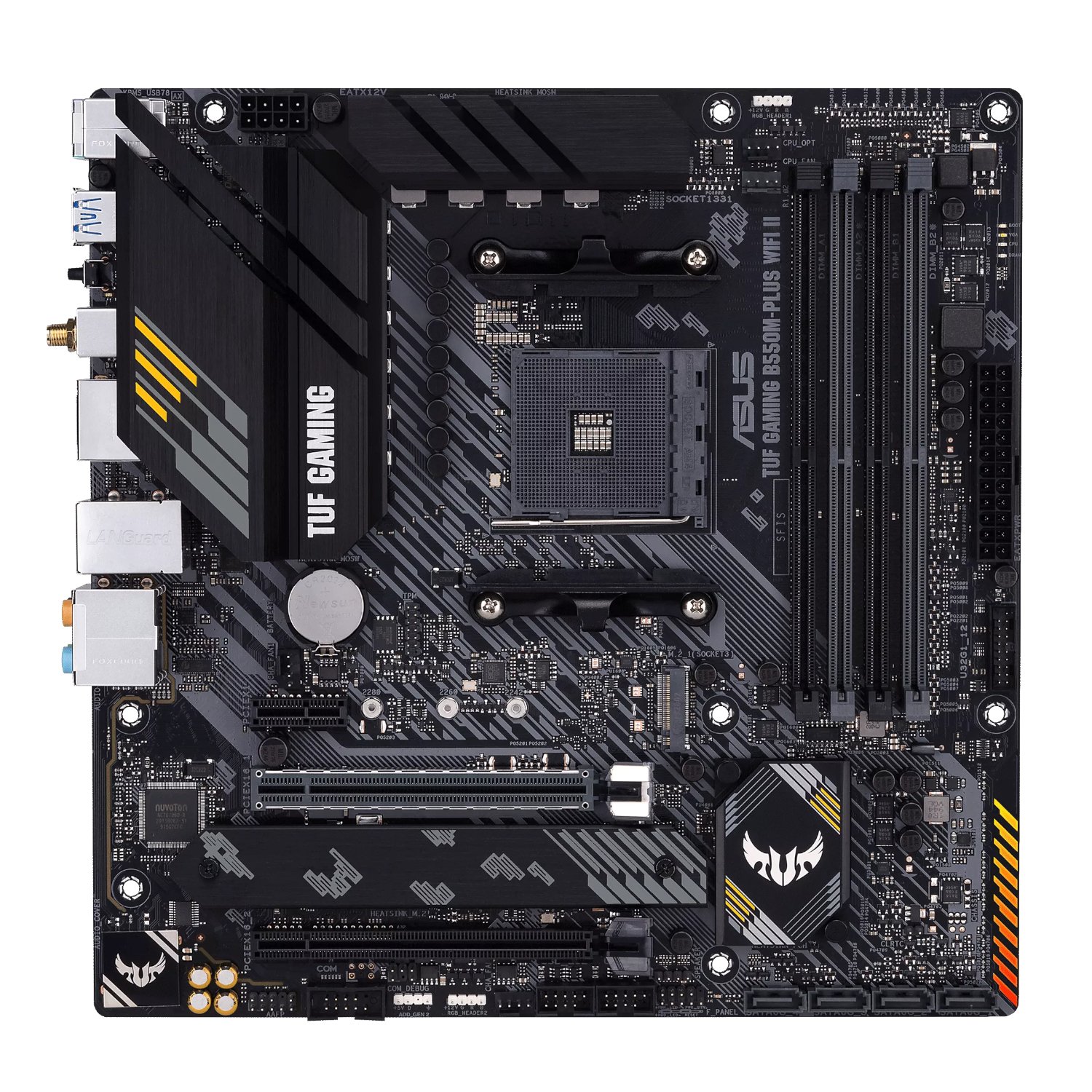 Asus TUF GAMING B550M-PLUS WIFI II mATX Gaming Motherboard - Image 2