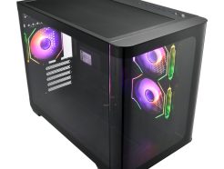 FSP S380 ARGB M-ATX Mid Tower Gaming Chassis - Black