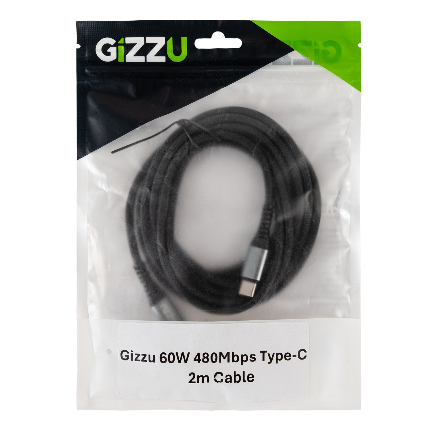 GIZZU 60W 480Mbps Type-C 2m Cable - Image 4