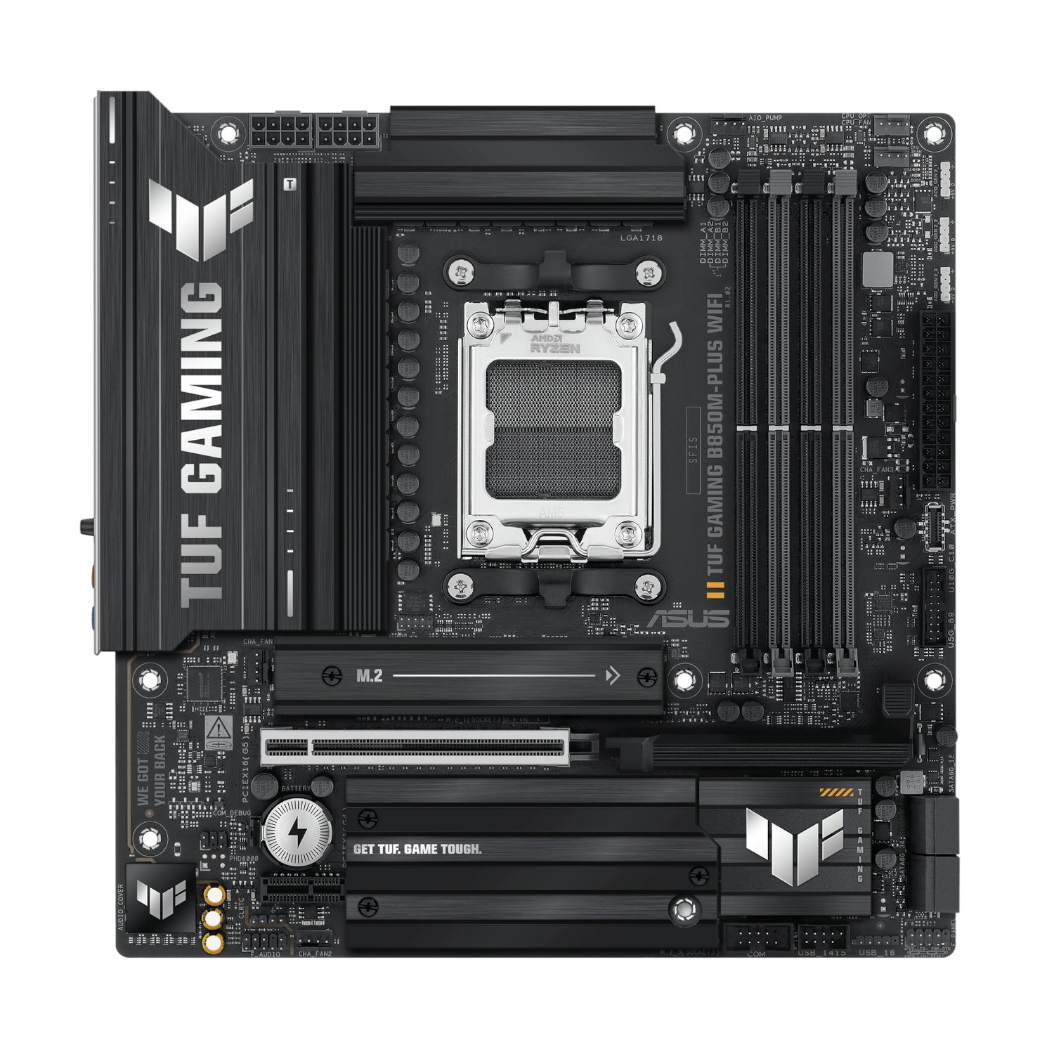 Asus TUF Gaming B850M-PLUS WIFI AM5 Micro ATX Gaming Motherboard - Image 2
