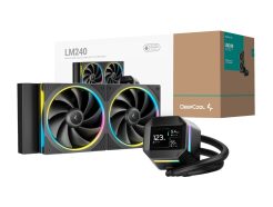 DeepCool LM240 ARGB 240mm AiO Liquid Cooler - Black