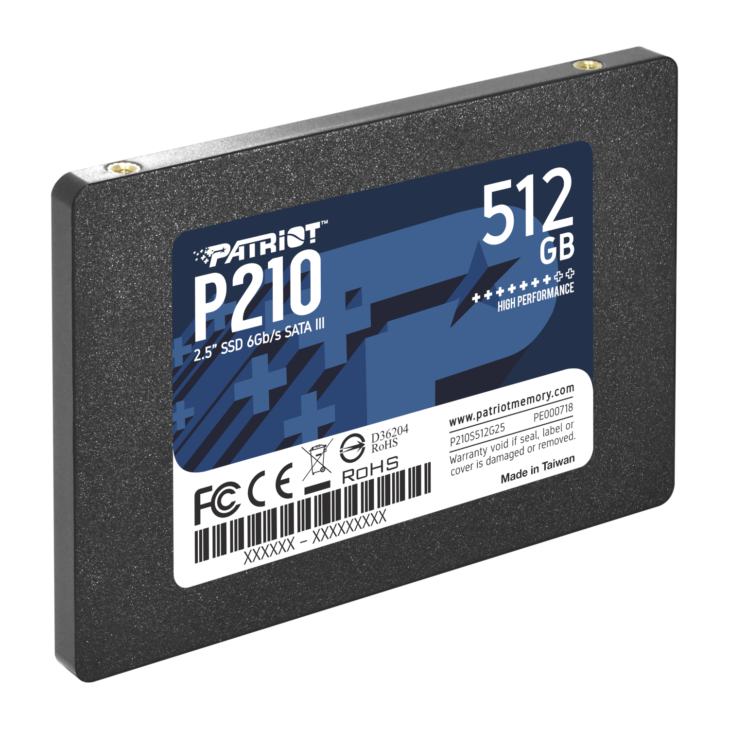 Patriot P210 512GB 2.5 Inch SATAIII SSD - Image 3