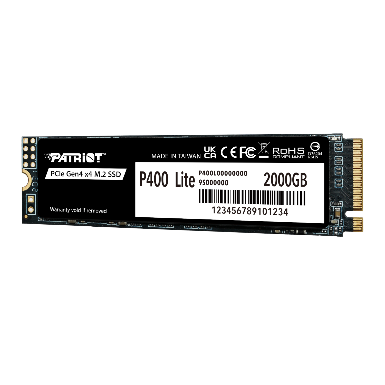 Patriot P400 Lite 2TB M.2 PCIe Gen 4 x4 NVMe SSD - Image 3